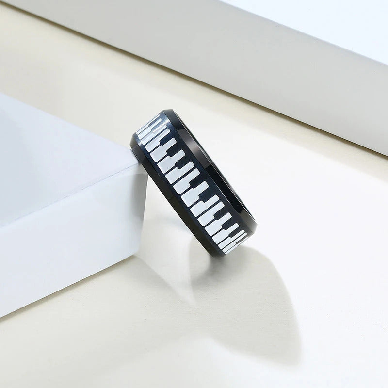 Anillo "Midnight Sonata" (Black Piano)
