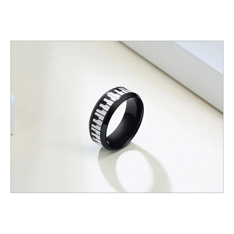 Anillo "Midnight Sonata" (Black Piano)