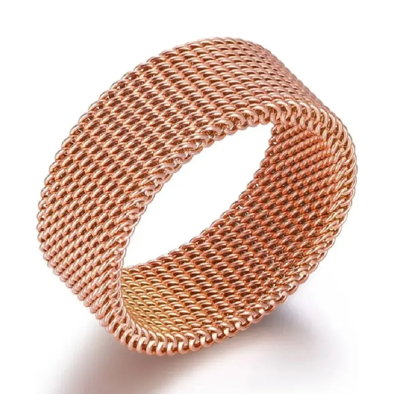 Anillo "Steel Mesh" (Malla de Acero)