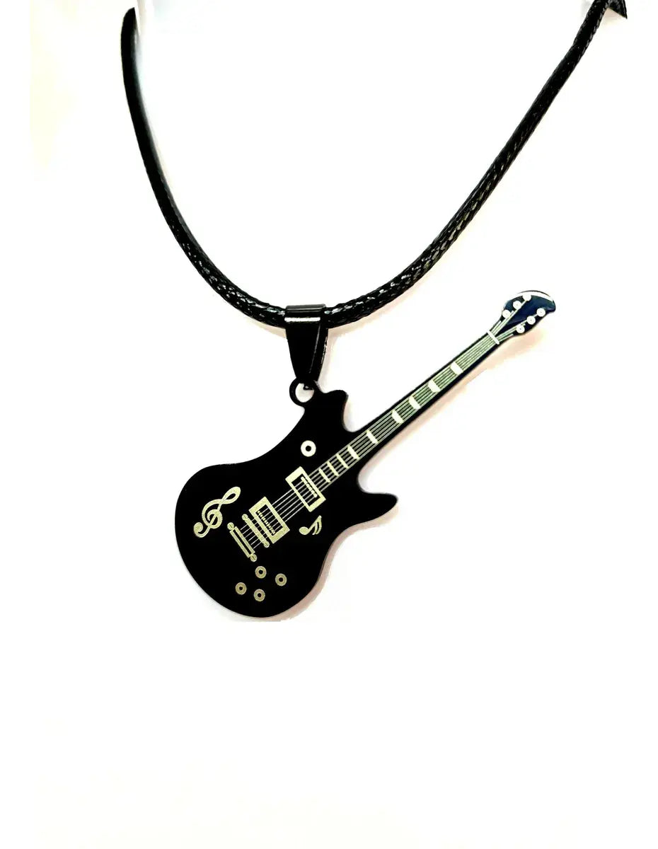 Collar "Shadow Riff" (Black Guitar)