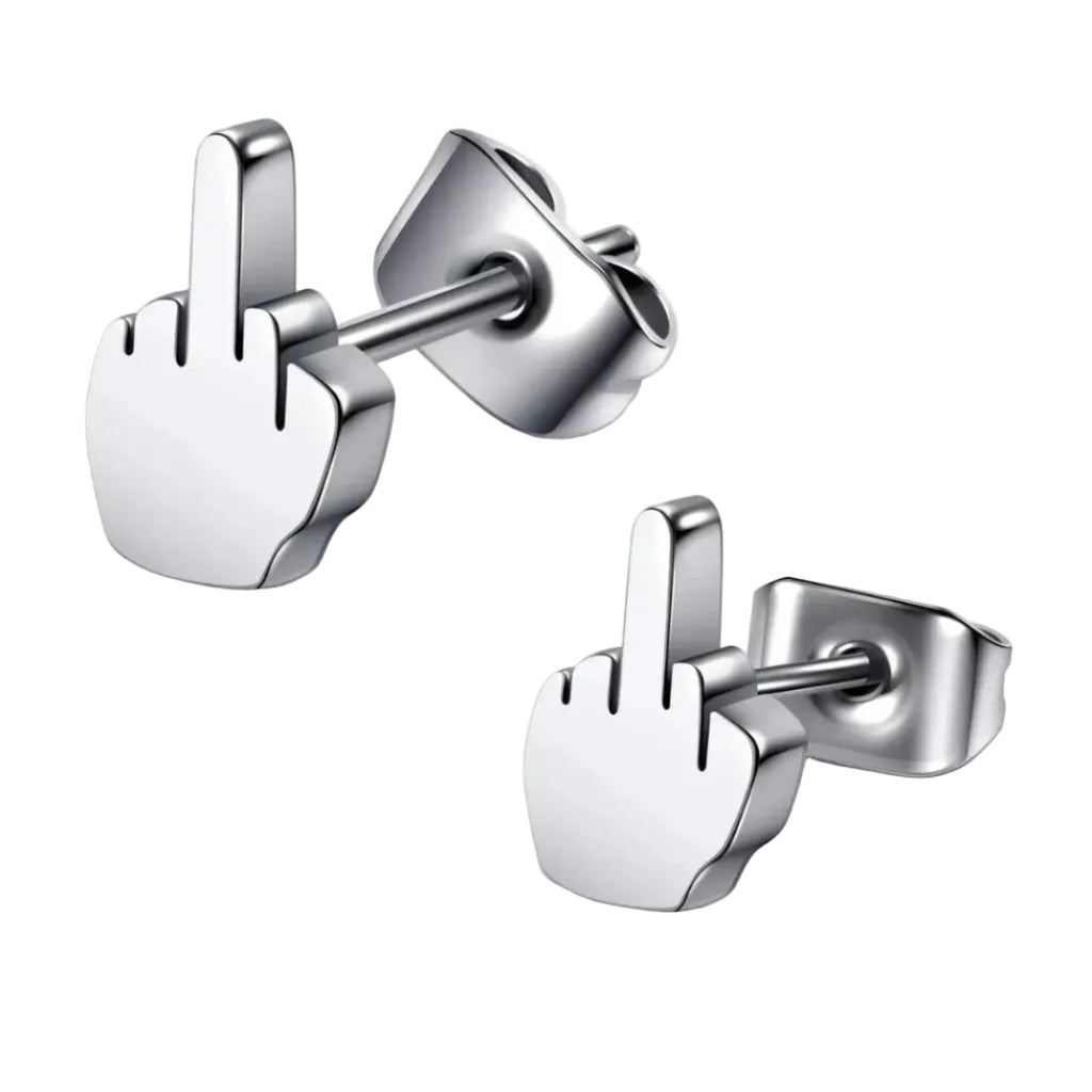 Aretes "The Statement" (Middle Finger)