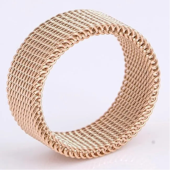 Anillo "Steel Mesh" (Malla de Acero)