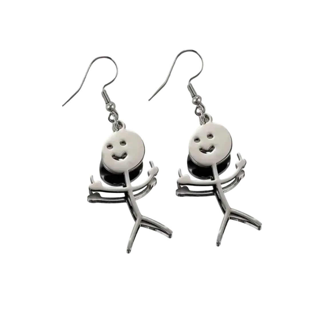 Aretes "Stickman’s Greet" (El Saludo del Monito)