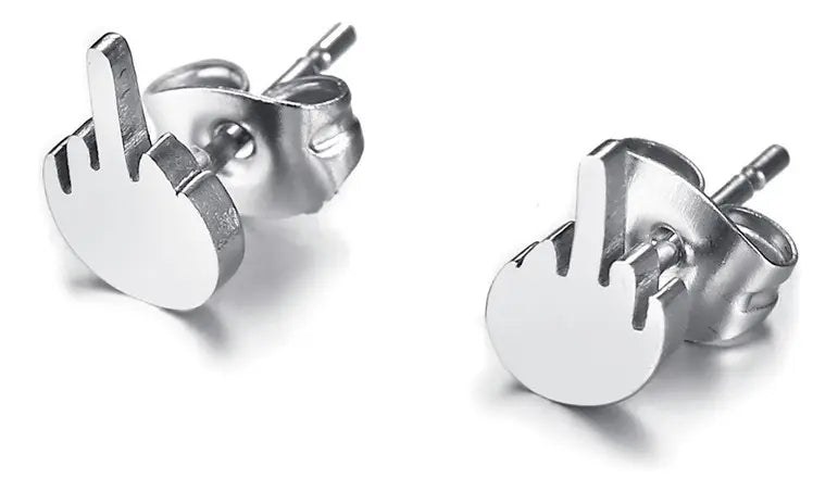Aretes "The Statement" (Middle Finger)