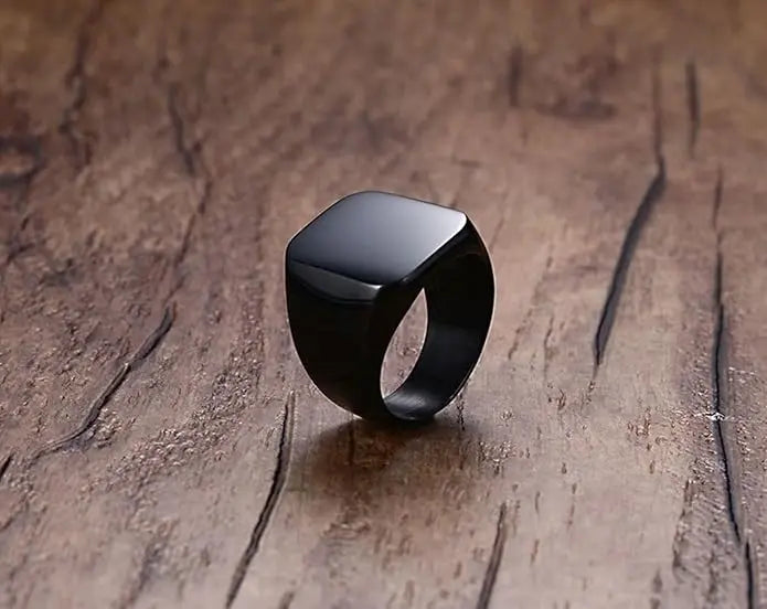 Anillo "Obsidian Block" (Bloque de Obsidiana)