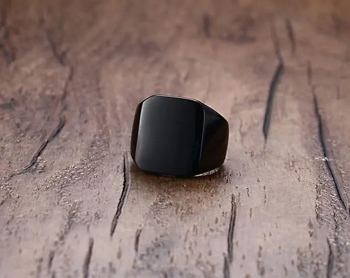 Anillo "Obsidian Block" (Bloque de Obsidiana)