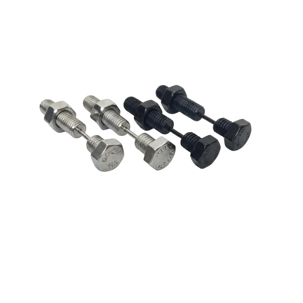 Pendientes "Industrial Fix" (Tornillo Hexagonal & Tuerca Falsa)