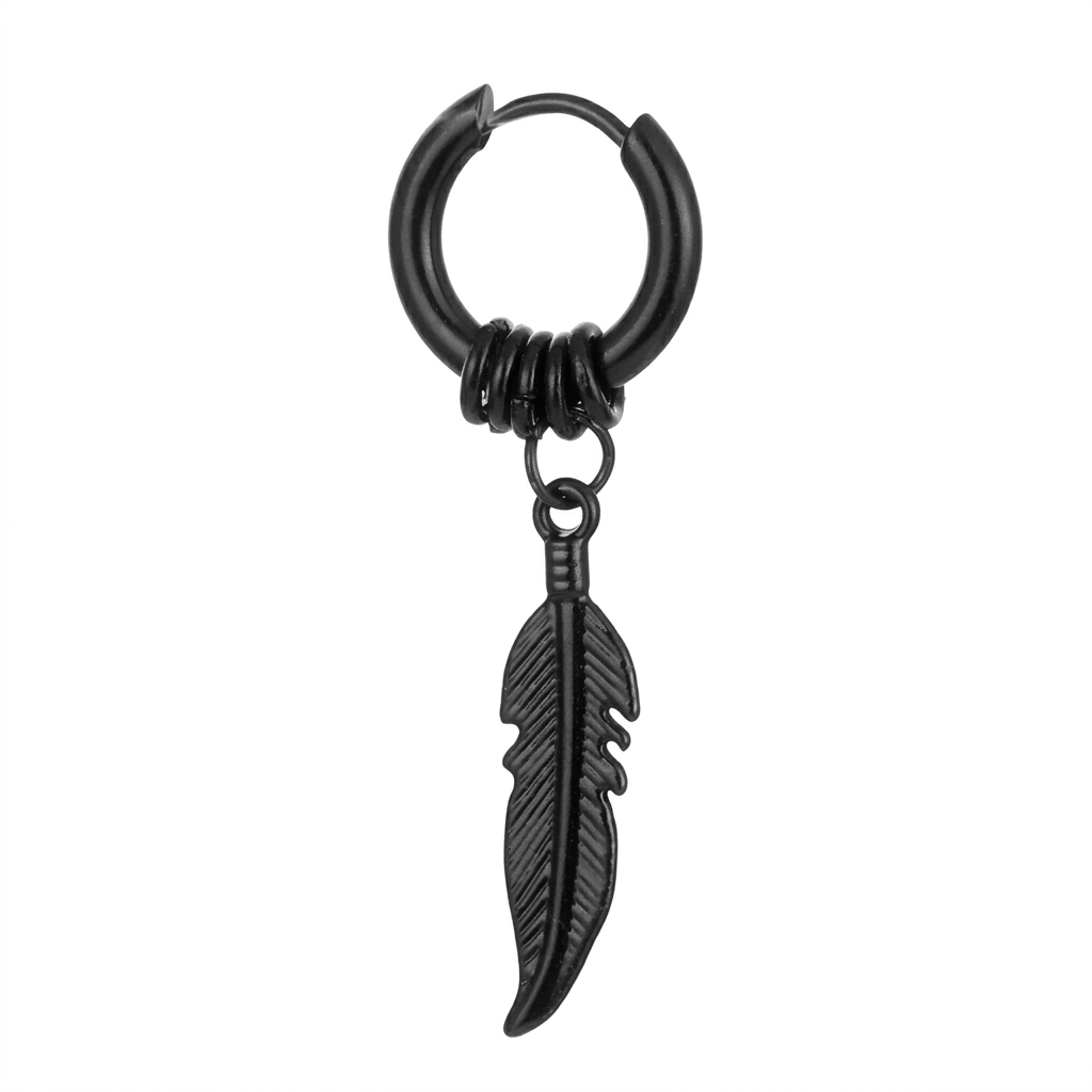 Arete "Nightshade Leaf" (Naturaleza Oscura)