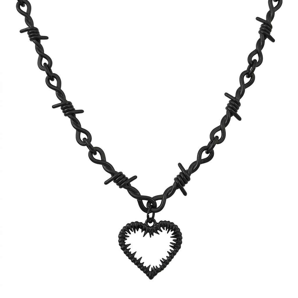 Collar "Thorned Love" (Corazón de Espinas)