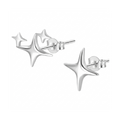 Pendientes "Stardust Stars" (Plata de Ley .925 & Brillo Sutil)